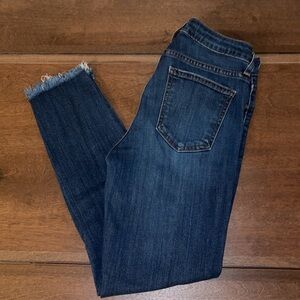 Just Black Blue distressed cropped Jeans Sz. 26